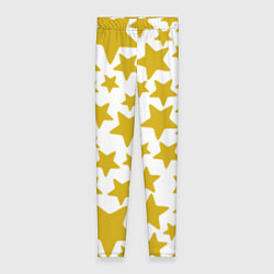 Леггинсы женские Жёлтые звезды, цвет: 3D-принт