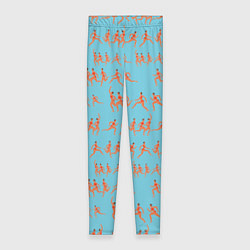 Леггинсы женские Женский марафон, цвет: 3D-принт