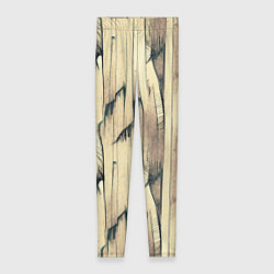 Леггинсы женские Текстура коры дерева, цвет: 3D-принт