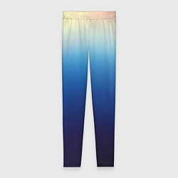 Леггинсы женские Blue gradient colors, цвет: 3D-принт