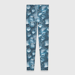 Леггинсы женские Сочная текстура из ледяных кубиков, цвет: 3D-принт