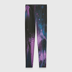 Женские легинсы Фиолетовые абстрактные тени