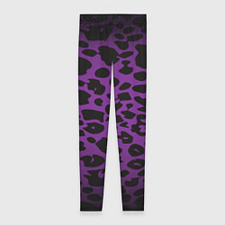 Женские легинсы Фиолетовый леопард