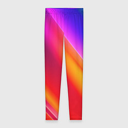 Леггинсы женские Неоновая радуга, цвет: 3D-принт