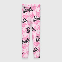 Женские легинсы Логотип Барби и розовое кружево