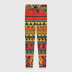 Леггинсы женские Этнический африканский узор, цвет: 3D-принт