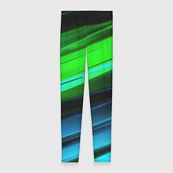 Женские легинсы Зеленая абстракция