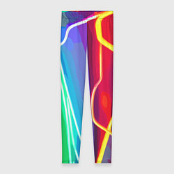 Женские легинсы Абстрактные цветные полосы - композиция