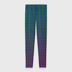 Леггинсы женские Неоновые светящиеся полосы, цвет: 3D-принт