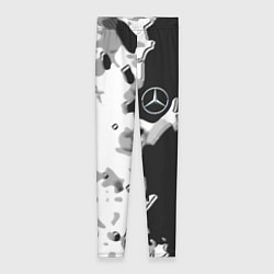 Леггинсы женские Mercedes benz sport germany steel, цвет: 3D-принт