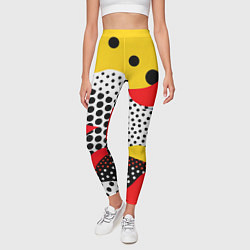 Леггинсы женские Вихревая иллюзия, цвет: 3D-принт — фото 2