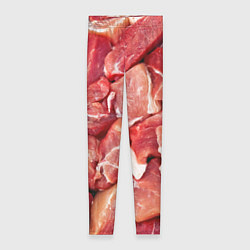 Леггинсы женские Куски мяса, цвет: 3D-принт