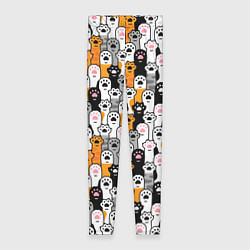 Леггинсы женские Кошачьи лапы, цвет: 3D-принт