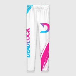 Женские легинсы Deadlock neon gradient style вертикально