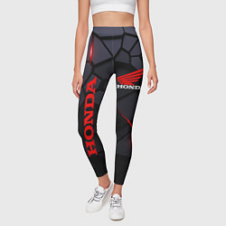 Леггинсы женские Honda - плиты, цвет: 3D-принт — фото 2