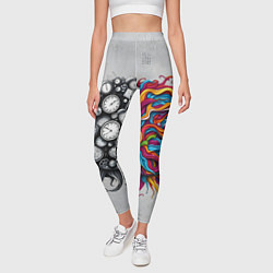 Леггинсы женские Полушария мозга, цвет: 3D-принт — фото 2