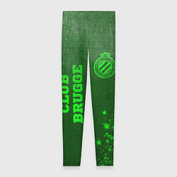 Женские легинсы Club Brugge - green gradient вертикально