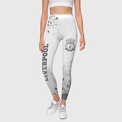 Леггинсы женские Liverpool - white gradient вертикально, цвет: 3D-принт — фото 2