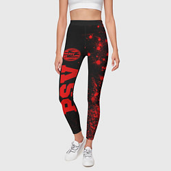 Леггинсы женские PSV - red gradient по-вертикали, цвет: 3D-принт — фото 2