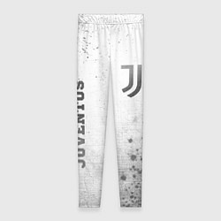 Женские легинсы Juventus - white gradient вертикально