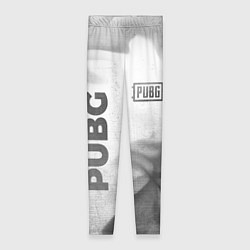 Женские легинсы PUBG - white gradient вертикально