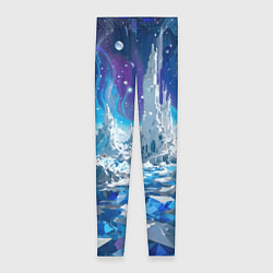 Леггинсы женские Космический фантастический пейзаж, цвет: 3D-принт