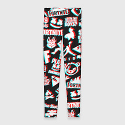 Леггинсы женские Fortnite glitch game, цвет: 3D-принт