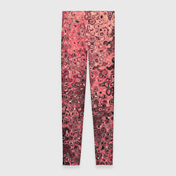 Женские легинсы Тёмный розовый абстрактная текстура