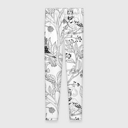 Женские легинсы Птицы Сирин