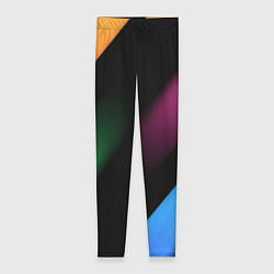 Леггинсы женские Multicoloured, цвет: 3D-принт