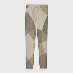 Леггинсы женские Цветной графический паттерн мозаика, цвет: 3D-принт