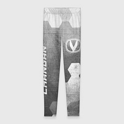 Женские легинсы Changan - grey gradient вертикально