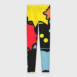 Леггинсы женские Поп абстракция, цвет: 3D-принт