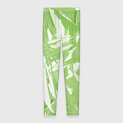 Женские легинсы Color white green