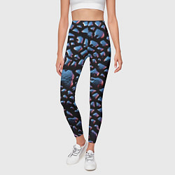 Леггинсы женские Макро кожа змеи, цвет: 3D-принт — фото 2