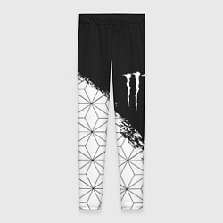 Леггинсы женские Monster energy geometry splash, цвет: 3D-принт