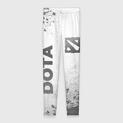 Женские легинсы Dota - white gradient вертикально