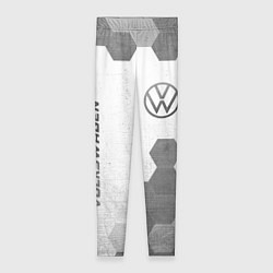 Леггинсы женские Volkswagen - white gradient вертикально, цвет: 3D-принт