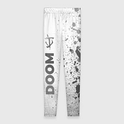 Леггинсы женские Doom - white gradient по-вертикали, цвет: 3D-принт