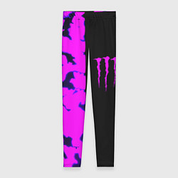 Женские легинсы Monster energy neon camo