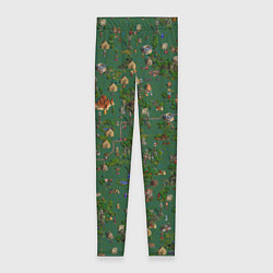 Леггинсы женские Земли Причала - Герои 3, цвет: 3D-принт