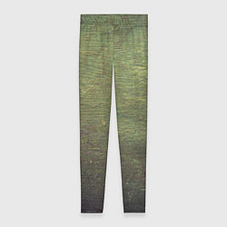 Леггинсы женские Абстракция - old board painted with green paint, цвет: 3D-принт