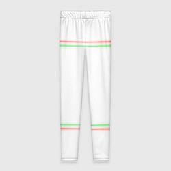 Леггинсы женские Neon light green red, цвет: 3D-принт