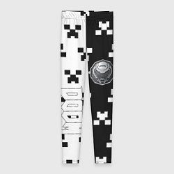Женские легинсы Doom x minecraft pattern