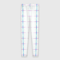 Женские легинсы Color white blue stripes