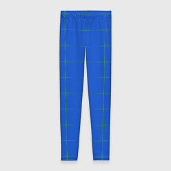 Леггинсы женские Color blue stripes, цвет: 3D-принт