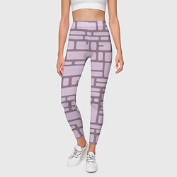 Леггинсы женские Кирпичная кладка, цвет: 3D-принт — фото 2
