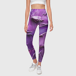 Леггинсы женские Краска импасто, цвет: 3D-принт — фото 2
