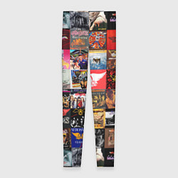 Леггинсы женские Aerosmith - обложки альбомов и песен, цвет: 3D-принт