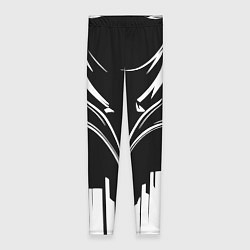 Леггинсы женские Авиатор черный, цвет: 3D-принт